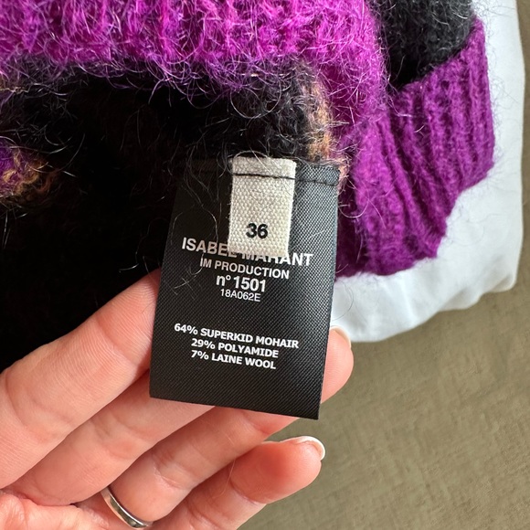 NWOT Isabel Marant Reece Striped Sweater (Small or FR36) - Picture 6 of 7